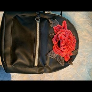 Cute mini black backpack